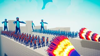 50x T-REX + 50x I-REX + GIANT vs EVERY GOD - Totally Accurate Battle Simulator TABS
