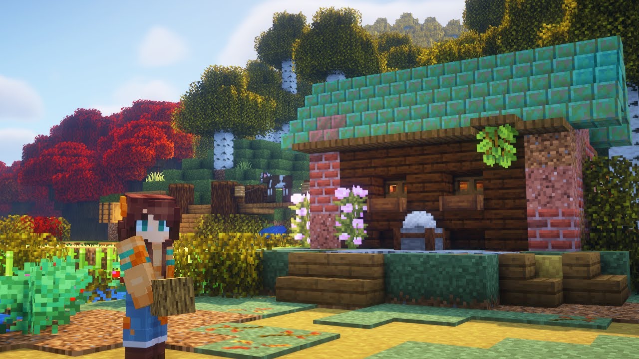 A cosy Autumn Let's Play! Minecraft 1.20 Survival Episode 1