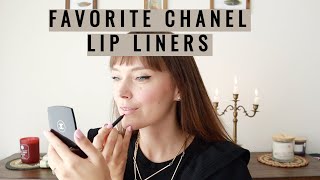 FAVORITE CHANEL LIP LINERS SWATCHES 