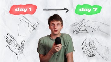 Learning How To Draw Hands (in 7 days)