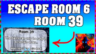 ROOM 39 ESCAPE ROOM 6 Walkthrough [by WreckItVerse] [English] [Roblox] [Code / Codes]