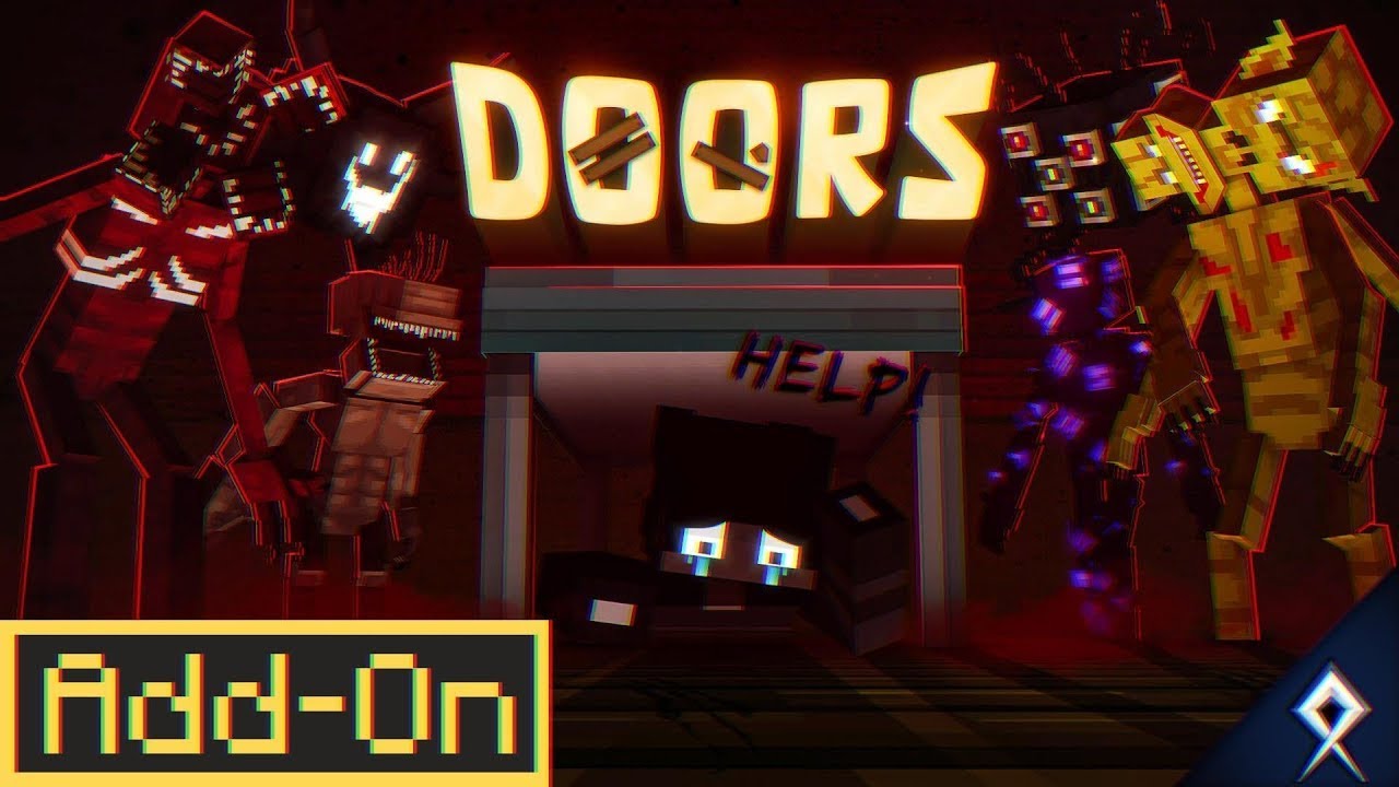 DOORS ADDON: Horror Combat Adventure for Minecraft Bedrock - YouTube