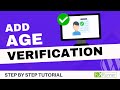 How To Add Age Verification To Your WordPress Website