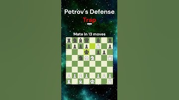 CHECKMATE in 13 moves in the Petrov