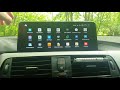 Обзор и сравнение Android 10 c NBT EVO id6. BMW F30