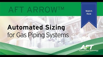 Automated Sizing for Gas Piping Systems