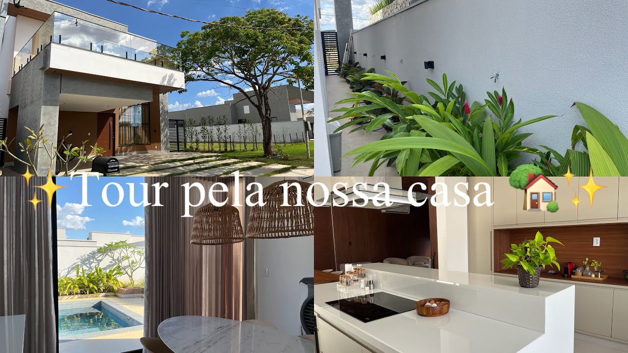 Meus sogros nos presentearam com uma casa. 