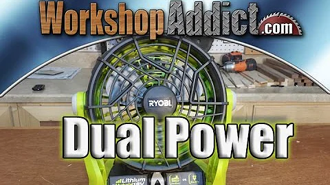 RYOBI ONE+ Hybrid Dual Power Portable Fan - P3320