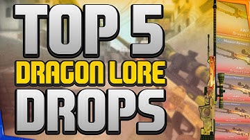 CS:GO - Luckiest AWP Dragon Lore Drops! (REACTIONS)
