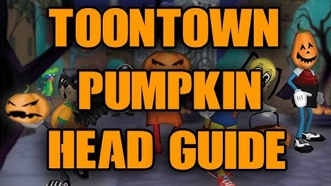 Toontown Rewritten 2016 Halloween Pumpkin Head Guide