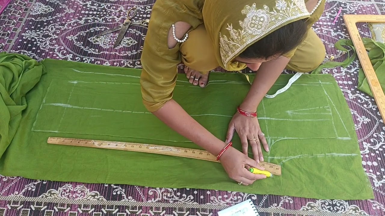  Very Easy cutting inner Pant (Pant palazzo cutting)#pant #palazzo 