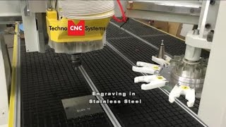 Venture Plus CNC Router Engraving Stainless Steel Plates