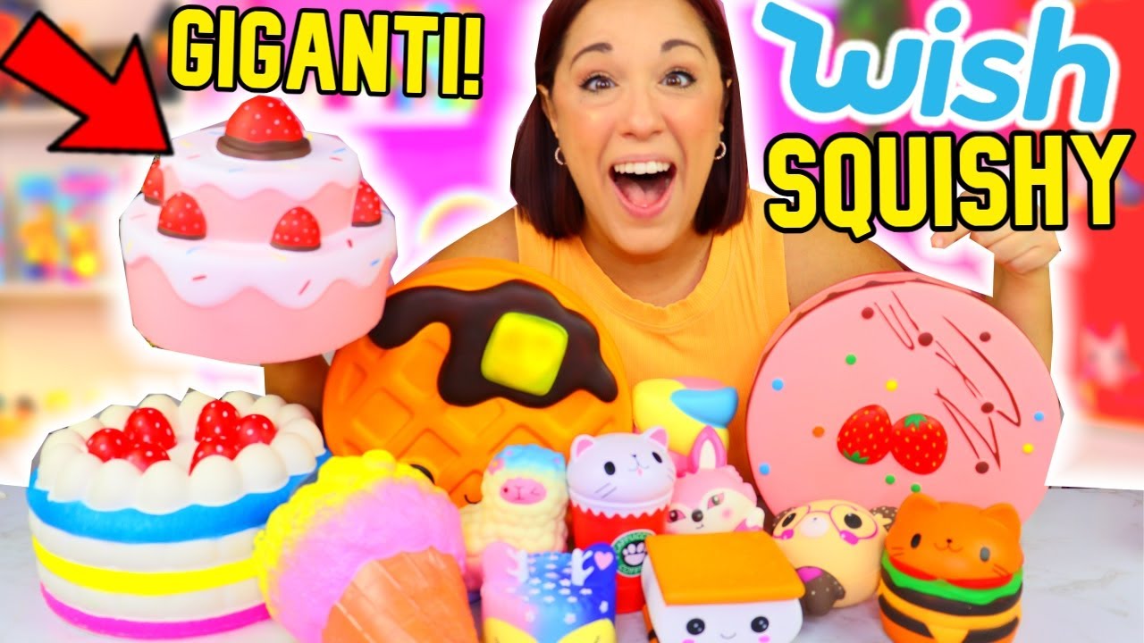 Ho COMPRATO gli SQUISHY PIU' GIGANTI di SEMPRE da WISH 