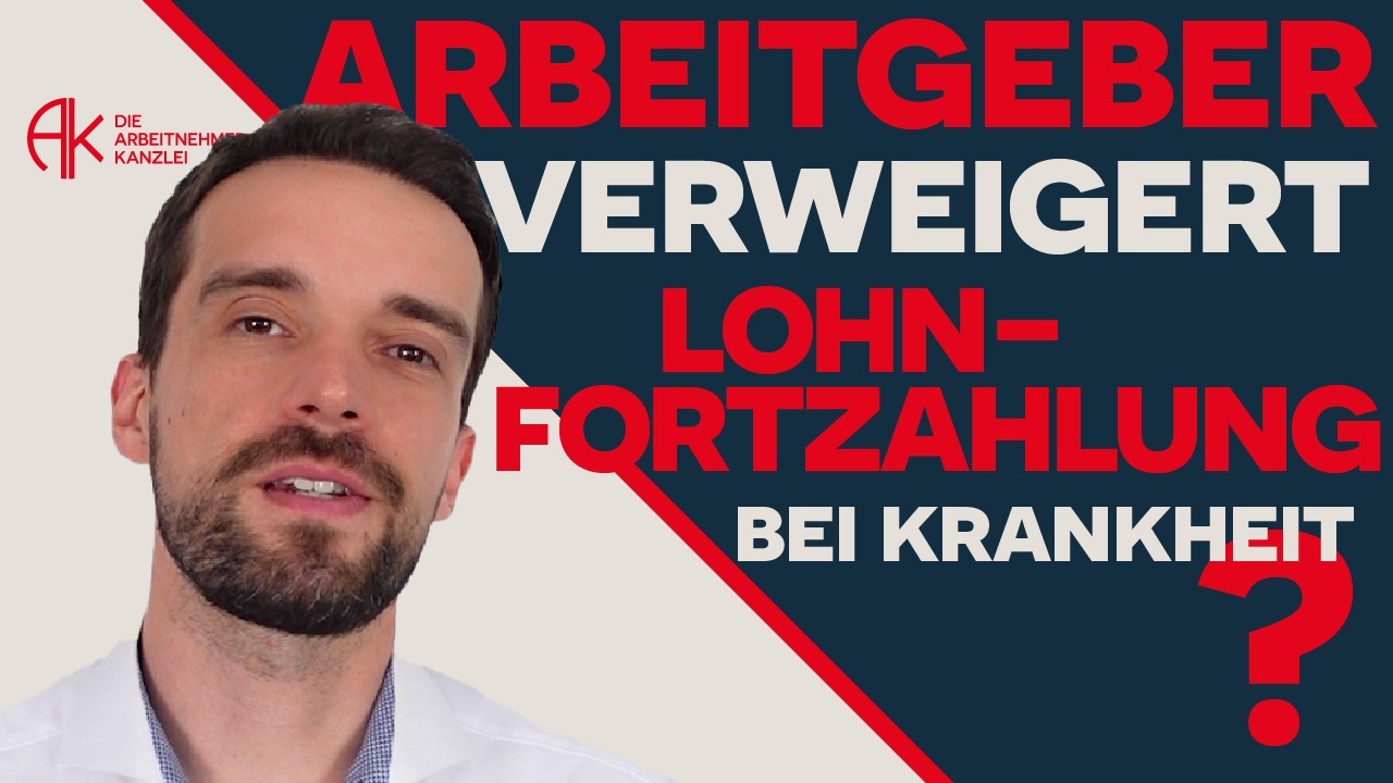 Krank und der Arbeitgeber verweigert die Lohnfortzahlung? Das kannst du tun! 