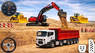 Heavy Excavator Crane Construction Simulator 3D - Offroad Excavator Trucks 2026 - Android Gameplay