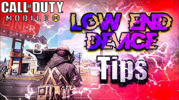 How to be good at cod mobile in low end device |Pro tips for competitive