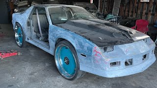 Sneak Peek Mounted My Camaro On 26 Inch Dub Floaters Last Stop Before Paint