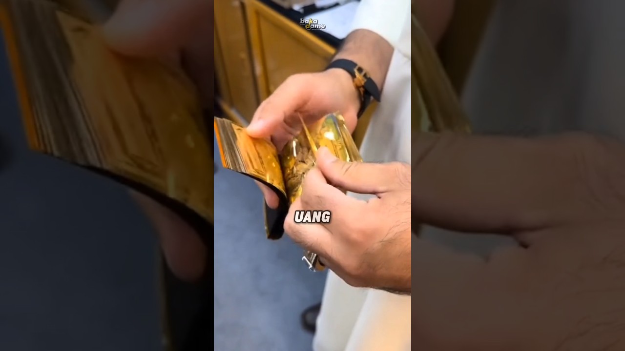 Uang kertas Dubai dari emas 24 karat