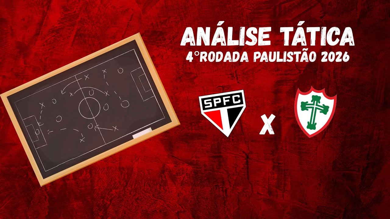 ANÁLISE TÁTICA   SÃO PAULO X PORTUGUESA - QUARTA RODADA DO CAMPEONATO PAULISTA!