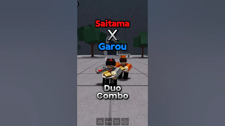 Saitama X Garou Combo || The Strongest Battleground #thestrongestbattlegrounds #roblox #pvp