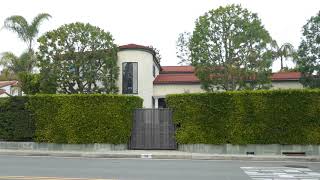 Actor Charles Ruggles Former Home House Beverly Hills California USA January 2022