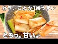 【材料1つ】焼くだけで甘み爆発。とろ旨焼きねぎ!