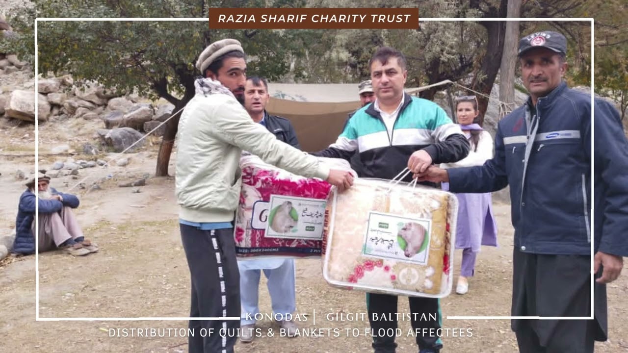 RSSCT - Distribution of Quilts and Blankets to Flood Affected People of Gilgit Baltistan