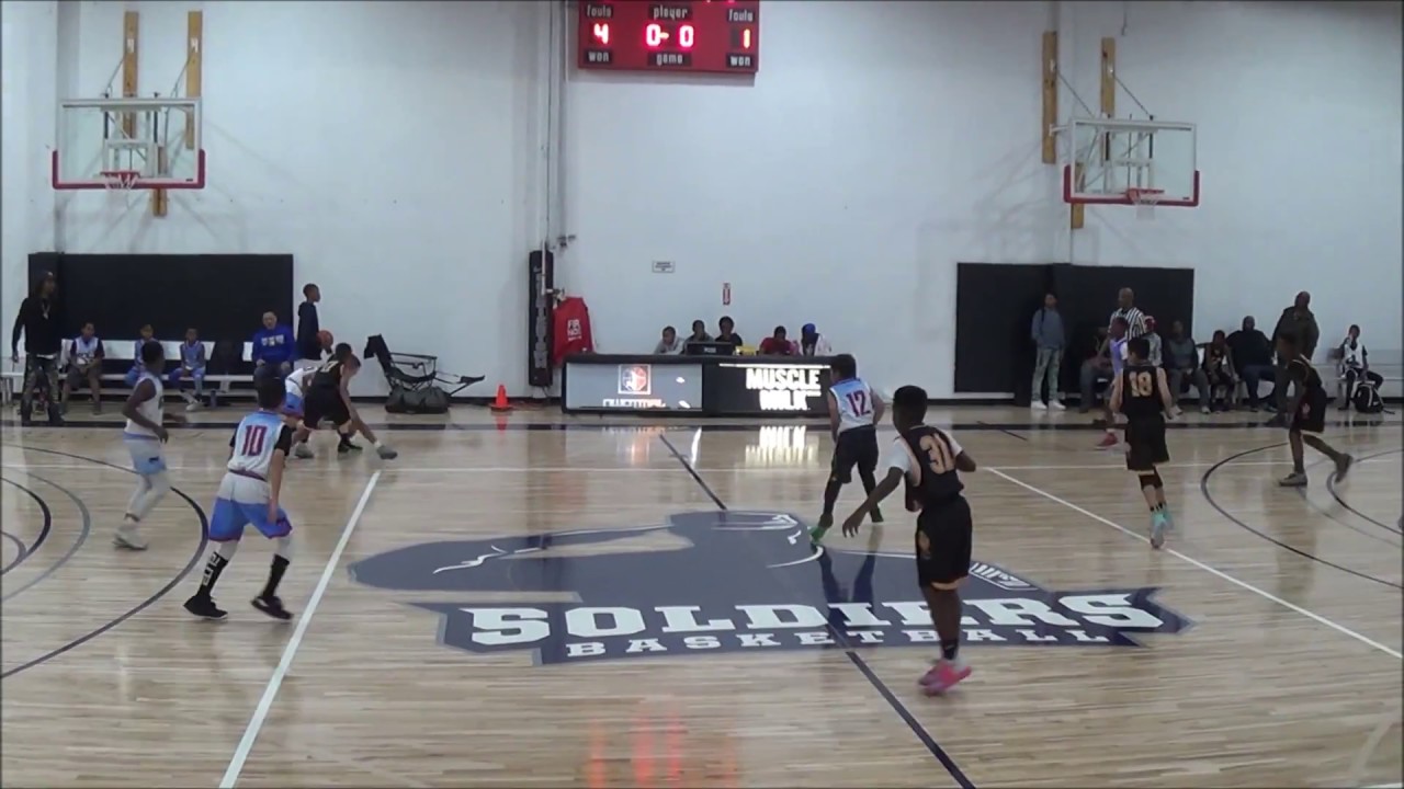 AAU Basketball (11U) Oakland Soldiers Navy vs Oakland Rebels White