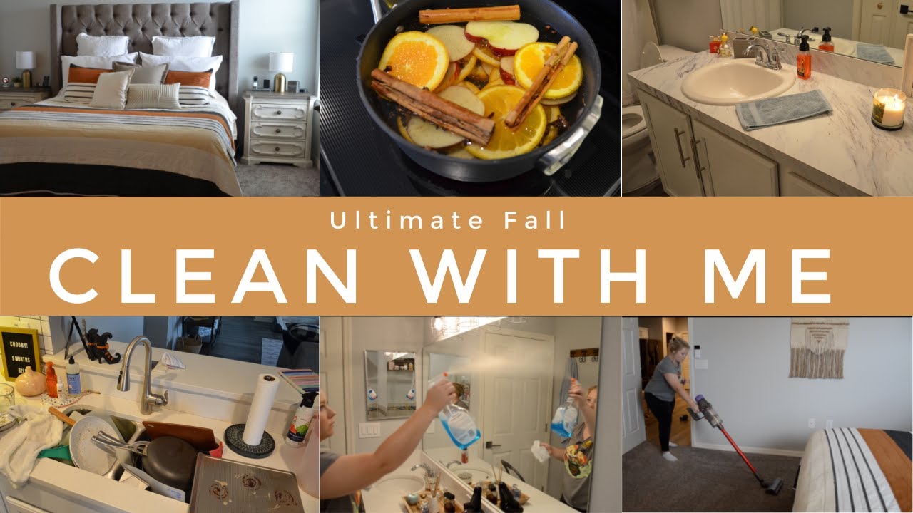 CLEAN WITH ME!! | ULTIMATE FALL CLEAN WITH ME | CLEANING MOTIVATION ...