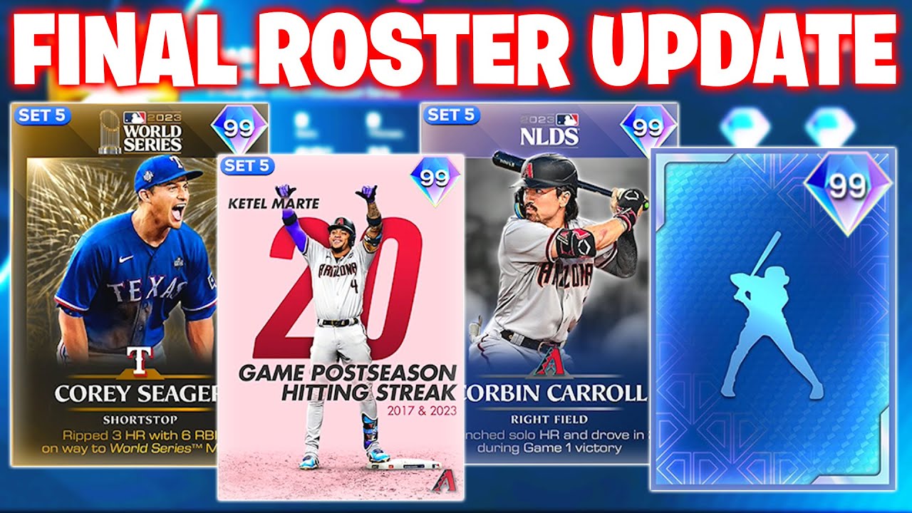 Baseball Final Roster WORLD SERIES PROGRAM! FINAL ROSTER UPDATE of MLB The Show 23 - YouTube