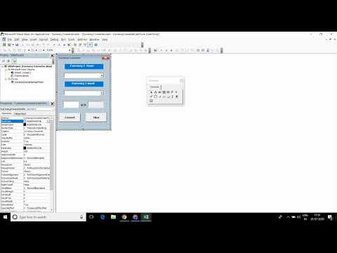 27. Excel VBA: Designing Currency Converter using Userform