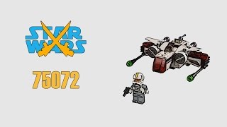 Lego 75072 Star Wars Microfighters Arc-170 Starfighter Separation