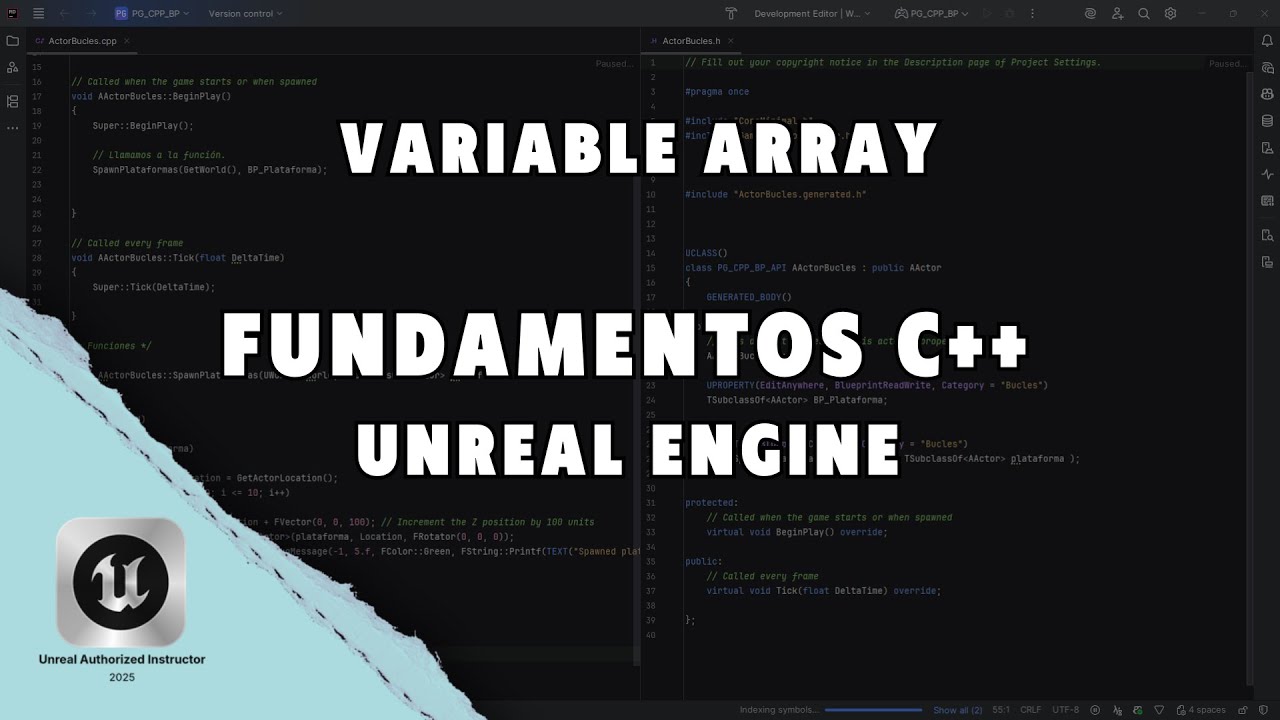 Arrays en C++ para Unreal Engine