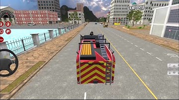 FIRE TRUCK SIMULATOR 2025 ANDRIOD GAMEPLAY #2