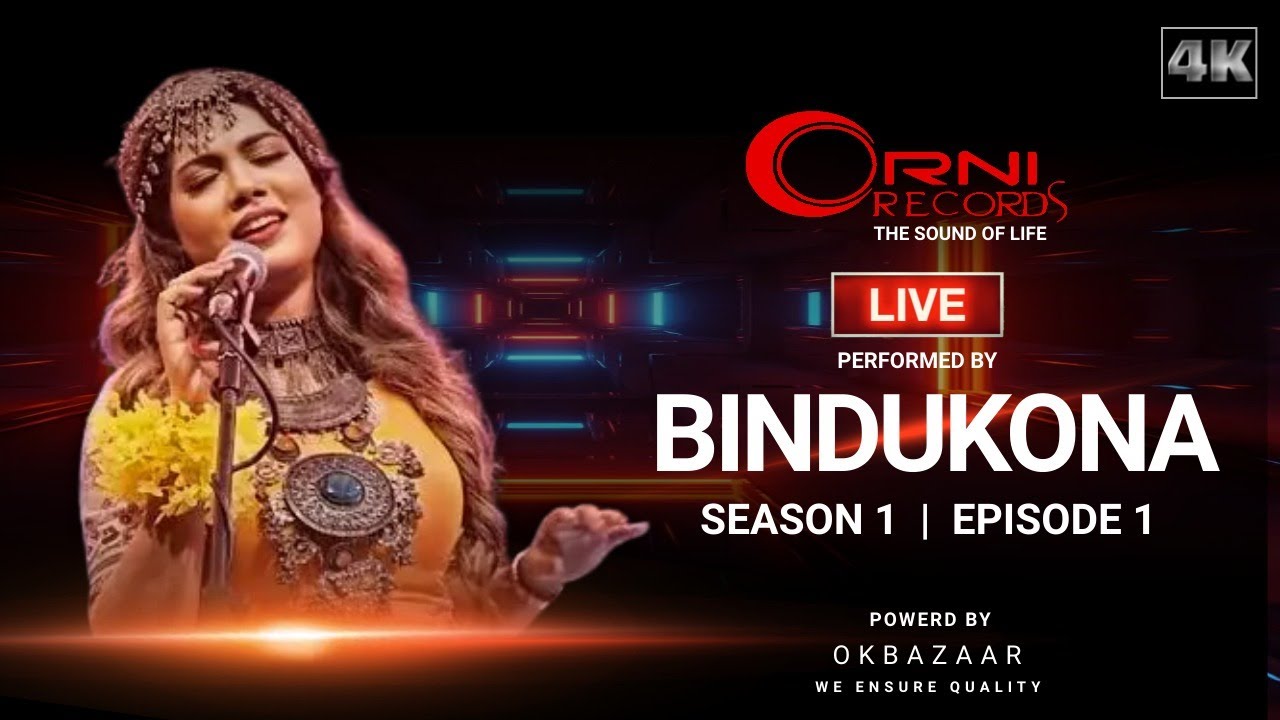 Mix   Orni Records Live  season 01 EPI 01  Bindu Kona  New Bangla Song 2022  Facebook Live 4K