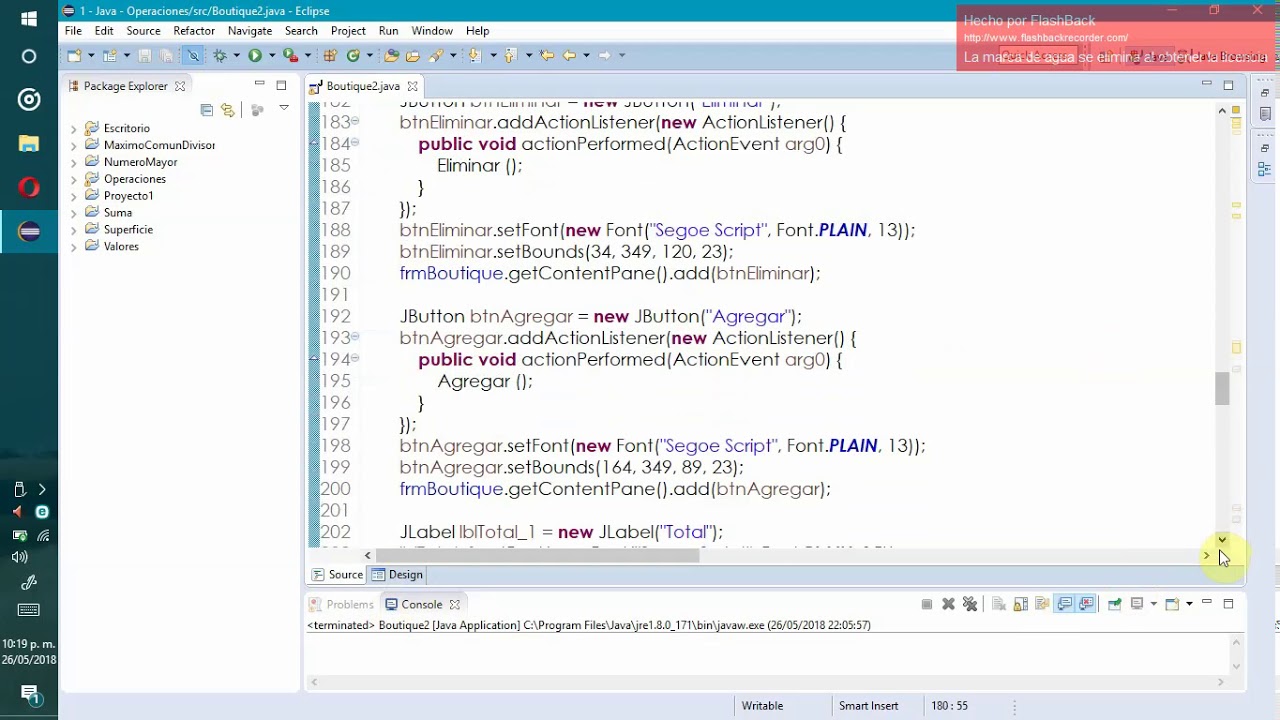 Explicación de programa con JTable | Programación en Java | Eclipse ...