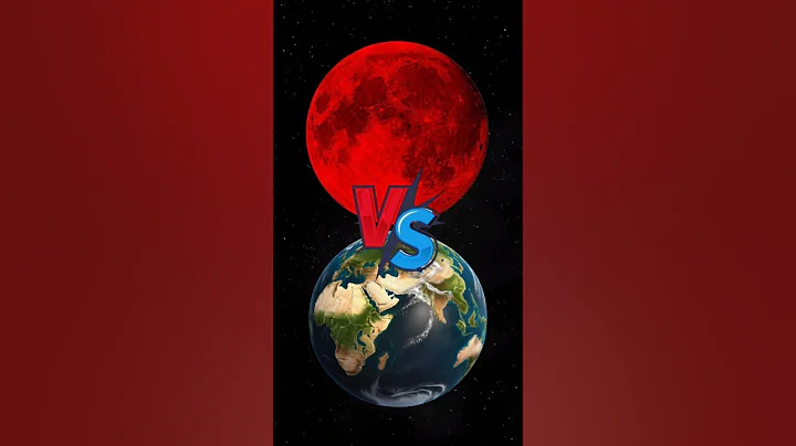 Blood Moon VS Earth 🌎🚀 #shorts #earth #solarsystem #space #universe #planet