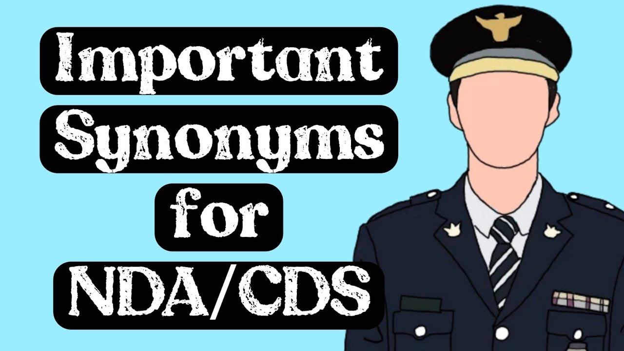 Important Synonyms for NDA & CDS 2023 // Synonyms MCQ with Answers