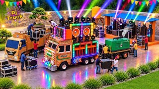 Mini Dj Truck | How To Make Mini Dj | Mini dj setup at home with cardboard dj box light | dj wala,