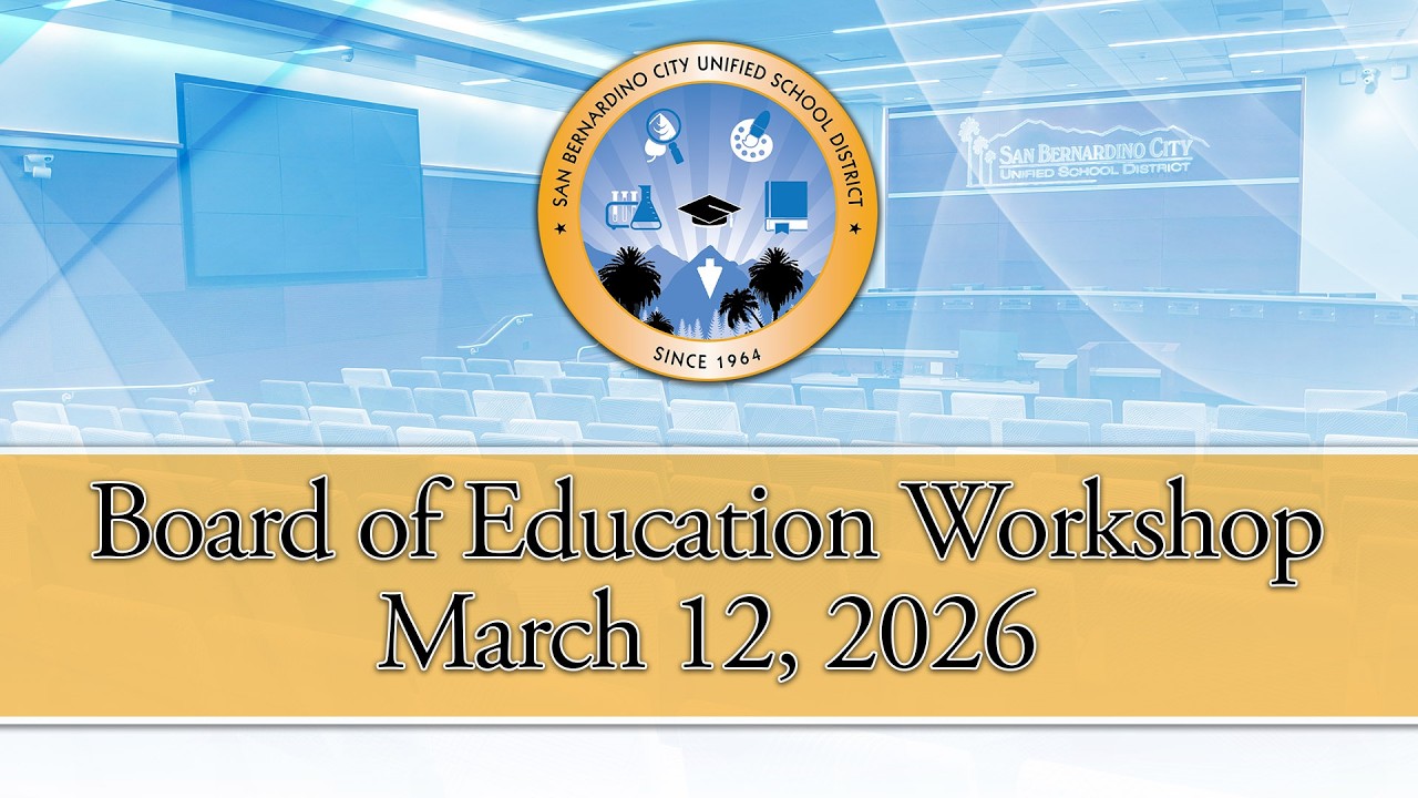 Board of Education Workshop --- March 12, 2026 - YouTube