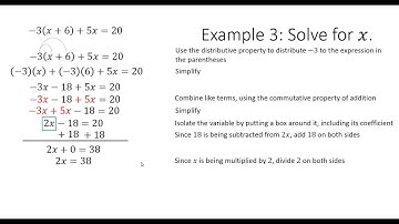 Solving Multi-Step Equations