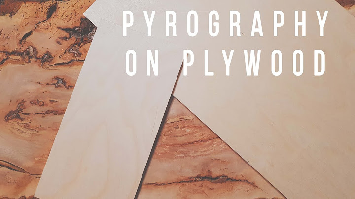 Where to buy wood for pyrography