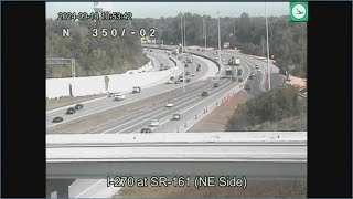 Parts of state Route 161 closed for expansion project