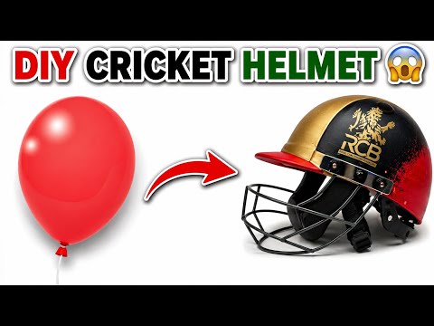how to make helmet | how to make cricket helmet | how to make cricket helmet with balloon #helmet