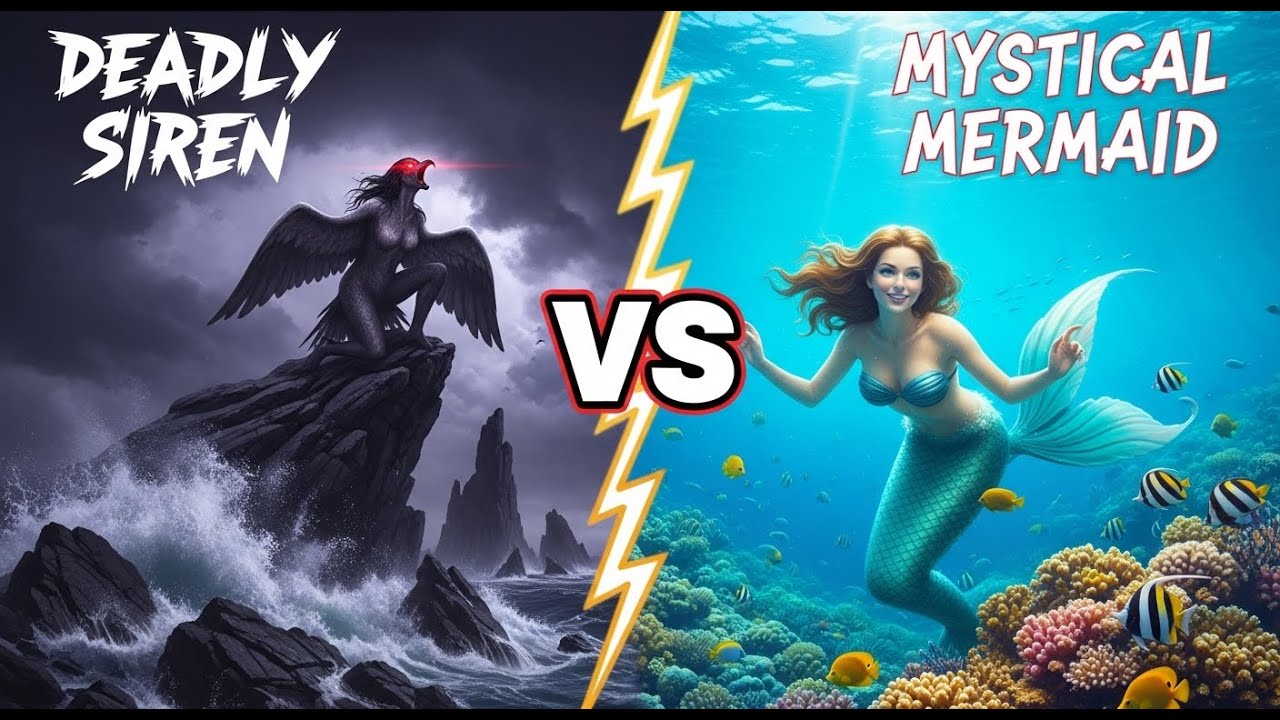 Sirens vs Mermaids: The Key Differences Explained (Mythology Deep Dive)