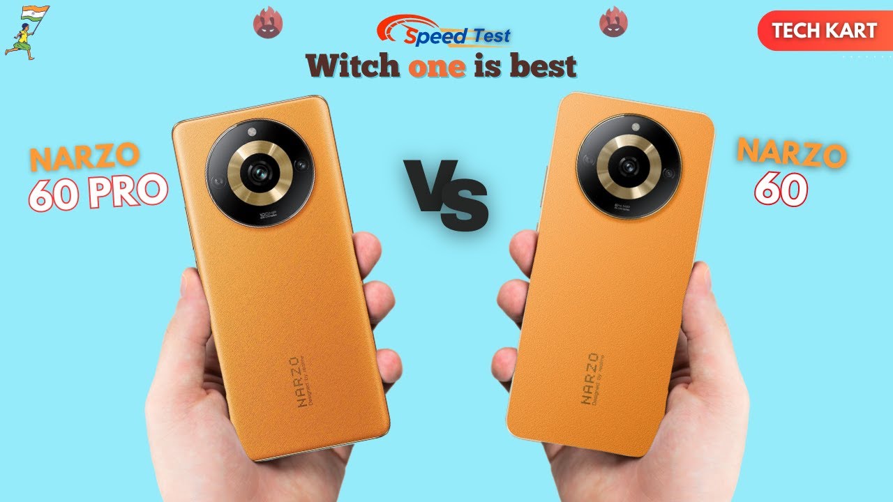 Narzo 60 Pro 5G vs Narzo 60 5G - Full Comparison Camera, Antutu score Speed and Processor