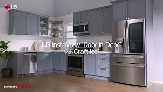 LG New 4Door French Door InstaView with Craft Ice