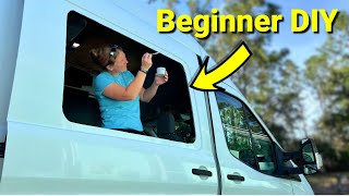 You WONT Believe How Easy This Van Window Install Is!