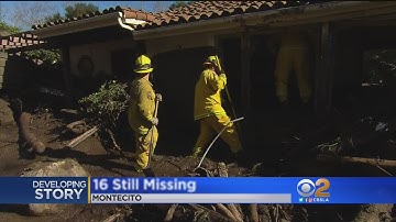 Search Intensifes For Missing In Montecito Mudslides