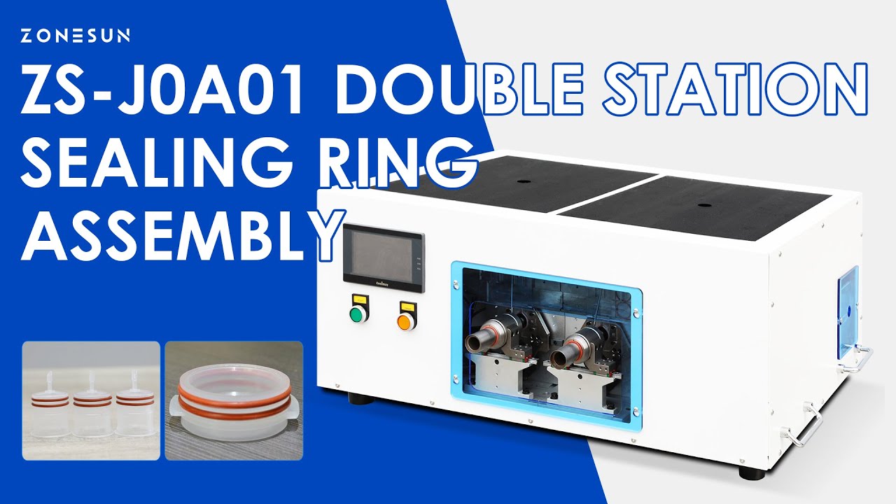 ZONESUN ZS-J0A01 Semi-Automatic O-ring Sealing Ring Assembly Machine ...